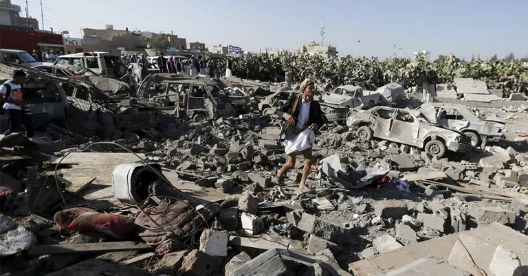 ইয়েমেনে সৌদি আরবের বিমান হামলা